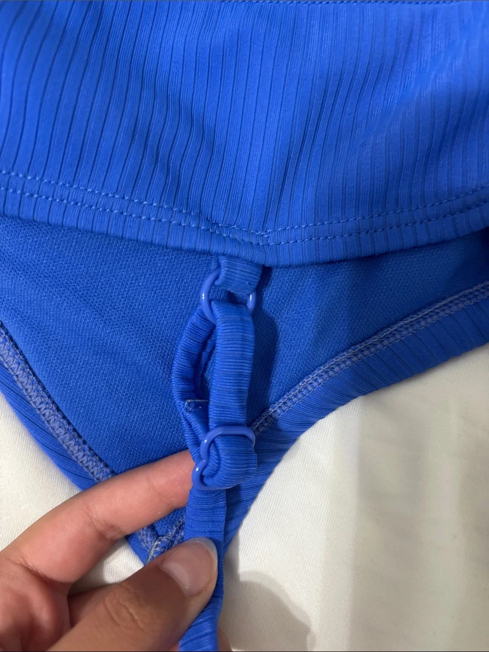 Target Girls Bright Blue Ribbed Two-Piece Swim Bikini